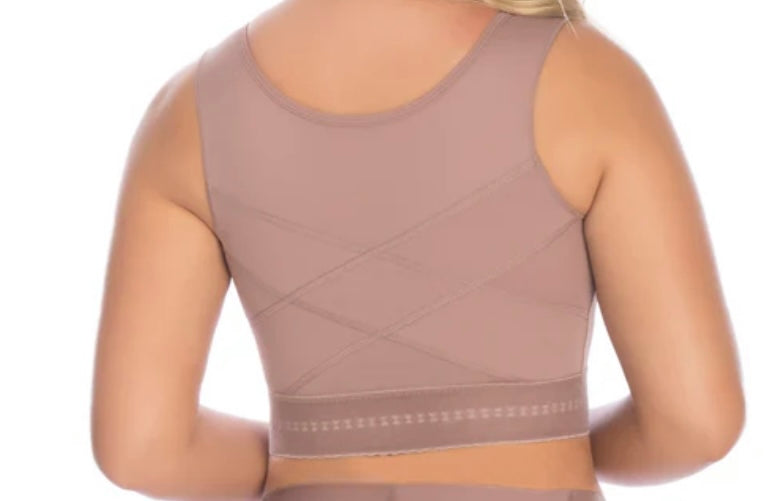 Post-Surgical Support Bra with Adjustable Straps